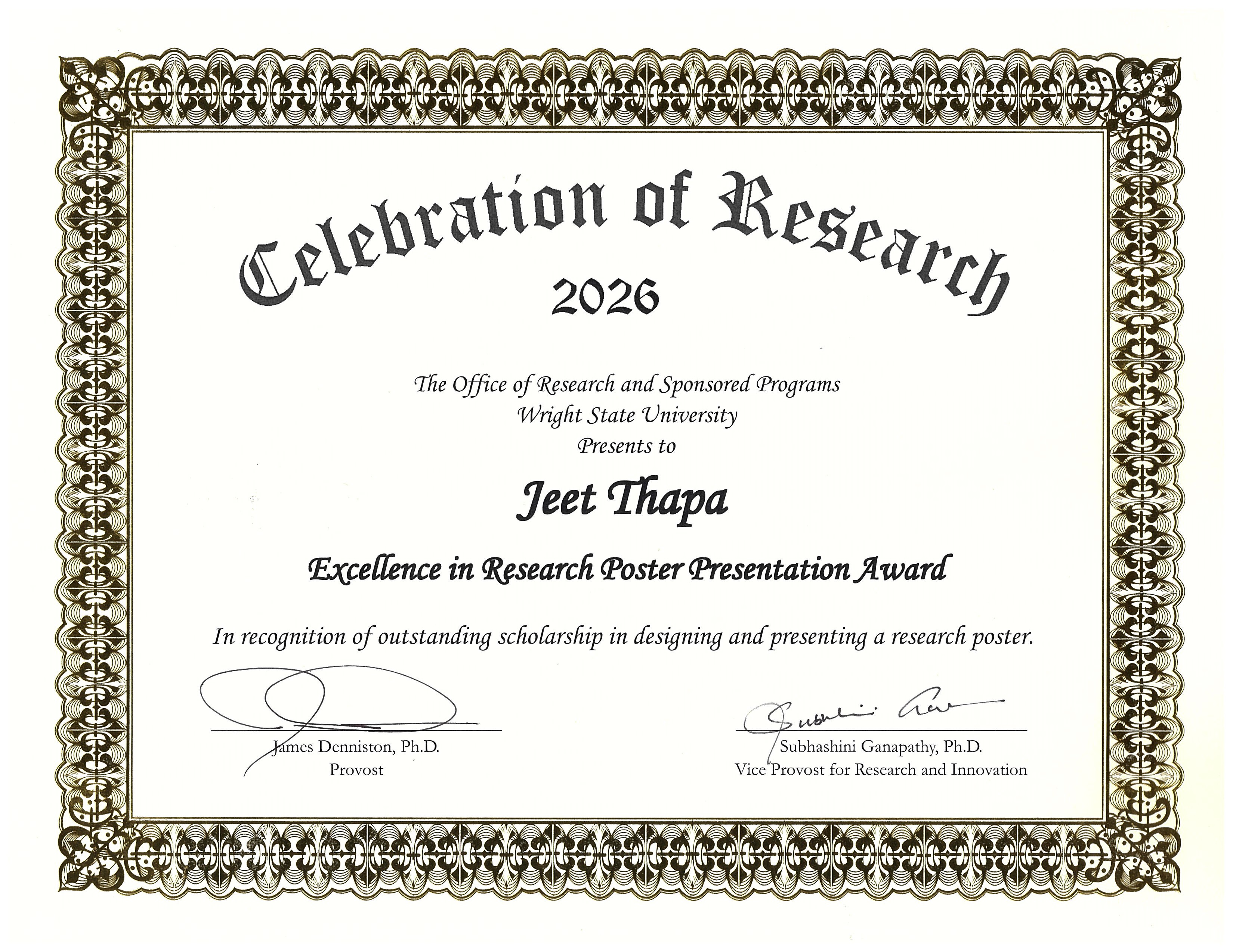 Award - Jeet