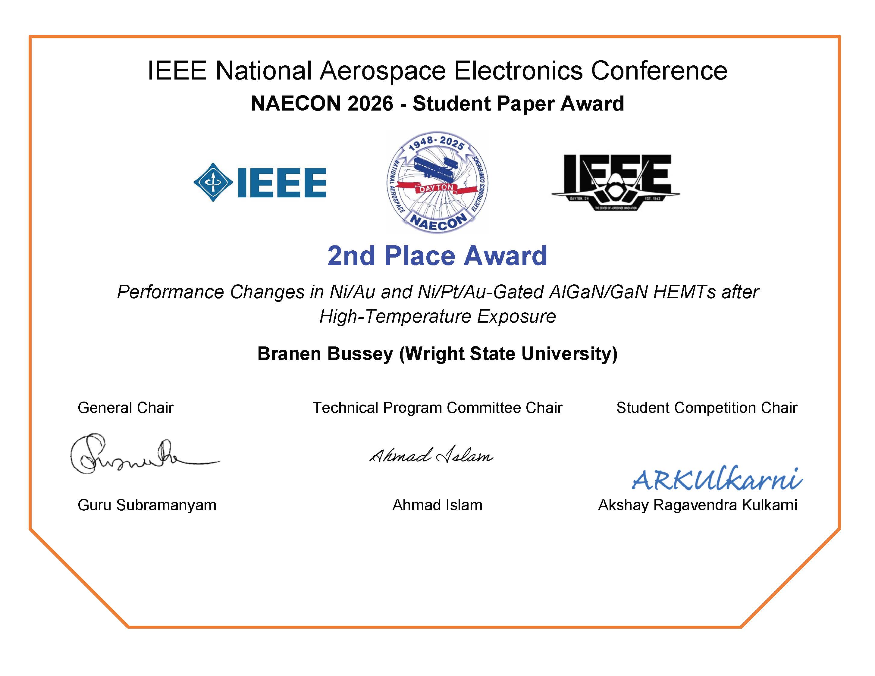 BranenAward